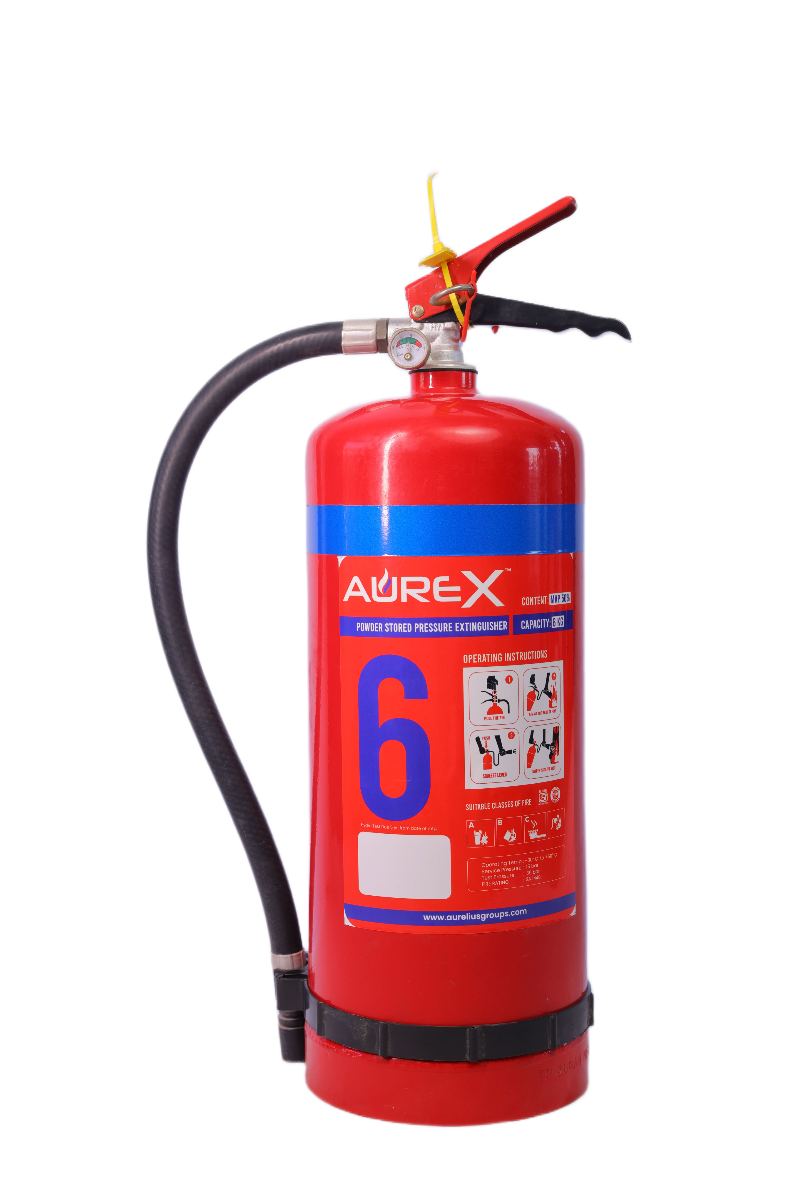 ABC STORED PRESSURE 6KG FIRE EXTINGUISHER