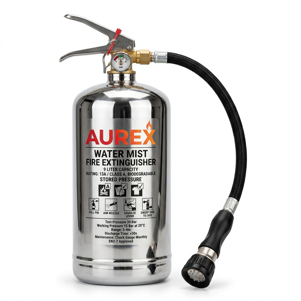 Water Mist 9 LTR Fire Extinguisher