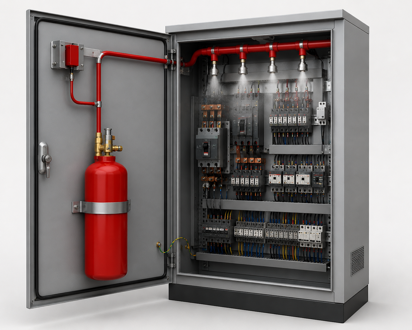 Electric Panel Fire Suppression System
