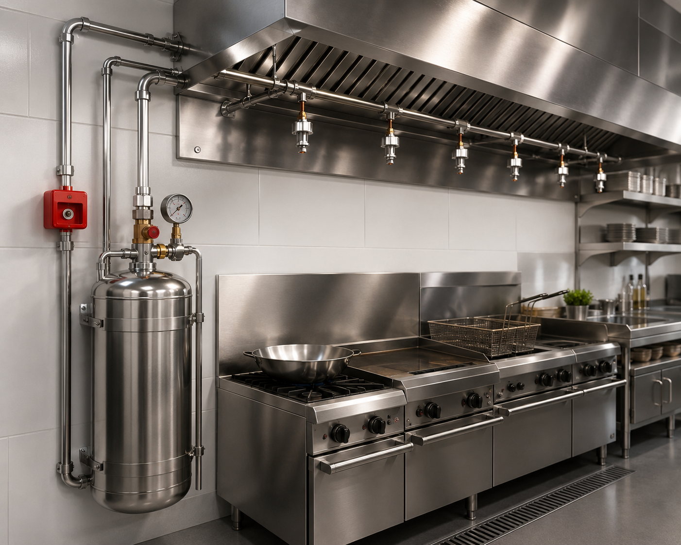 Wet Chemical Kitchen Fire Suppression System